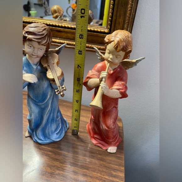 Unique angels statues playing , musical instruments - Picture 7 of 16